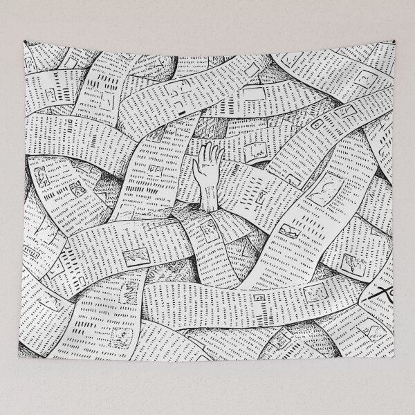 Item preview, Person Drowning In News designed and sold by Osman Yazıcı.