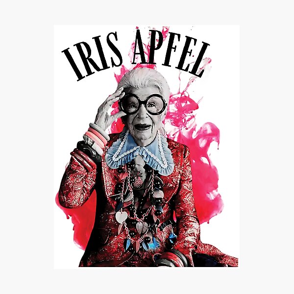 Artikelvorschau, Iris Apfel Fanart entworfen und verkauft von valarden.