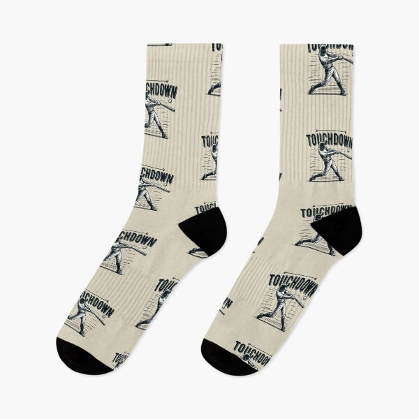 Item preview, Touchdown Baseball Sayings Vintage Cartoon For Men designed and sold by Daqomm.