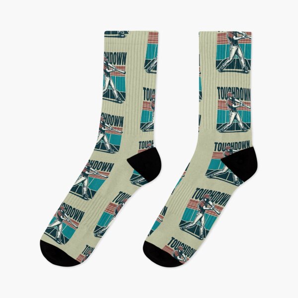 Item preview, Touchdown Baseball Quote Colorful Vintage Cartoon For Men designed and sold by Daqomm.