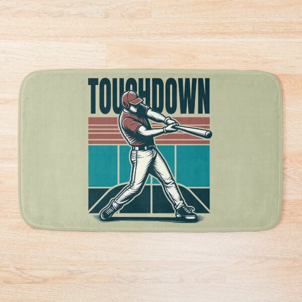 Item preview, Touchdown Baseball Quote Colorful Vintage Cartoon For Men designed and sold by Daqomm.