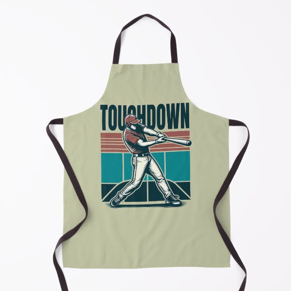 Item preview, Touchdown Baseball Quote Colorful Vintage Cartoon For Men designed and sold by Daqomm.