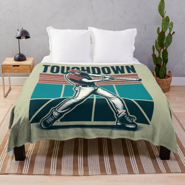 Item preview, Touchdown Baseball Quote Colorful Vintage Cartoon For Men designed and sold by Daqomm.