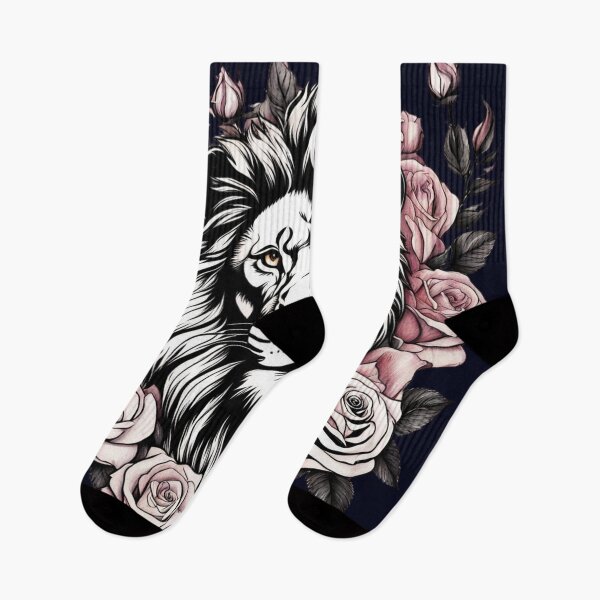 Item preview, Lion with Roses designed and sold by JackFreestone.