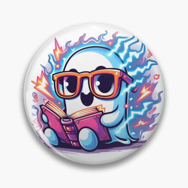 Item preview, Kawaii Energetic Wraith With Glowing Glasses designed and sold by CanvasCutie.