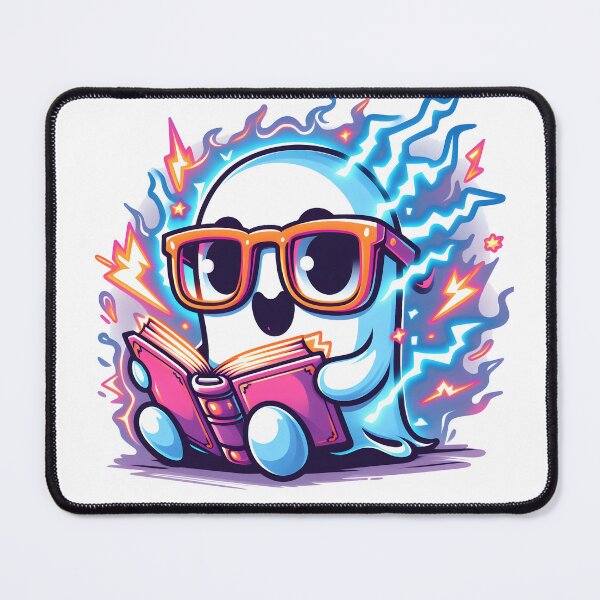 Item preview, Kawaii Energetic Wraith With Glowing Glasses designed and sold by CanvasCutie.