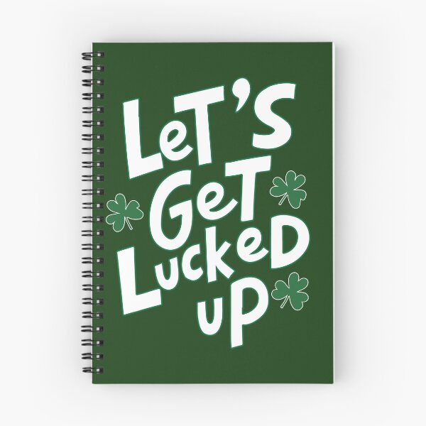 Item preview, Lets Get Lucked Up | St.Patricks day gift for women designed and sold by Feline Rockstars.
