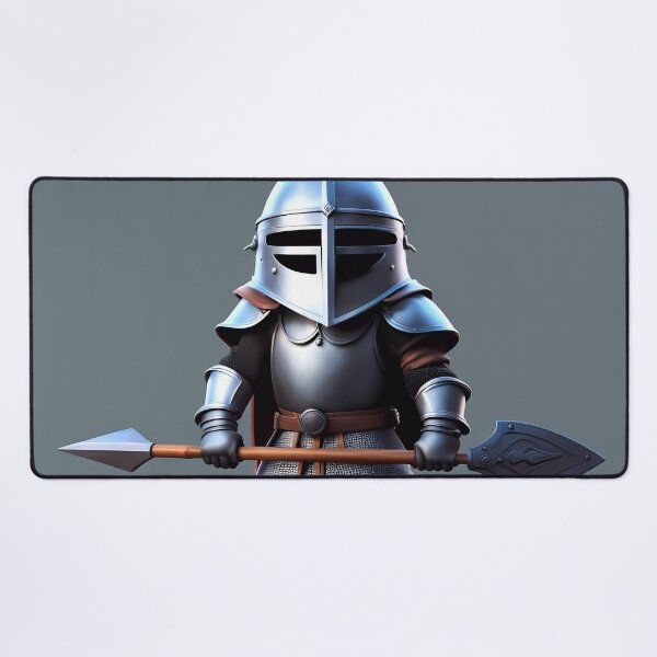 Item preview, small troll wearing medieval armour designed and sold by Colin Bentham.