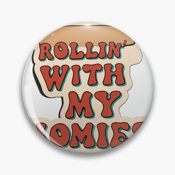 Item preview, Vintage Rolling Pin 'Rollin' with my Homies' Design designed and sold by NiftyWrx.