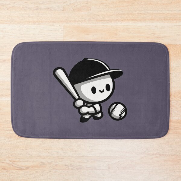 Item preview, Cute Simple Modern Stickman Baseball Cartoon For Baseballer designed and sold by Daqomm.