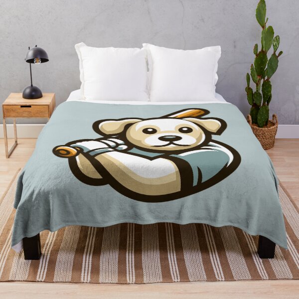 Item preview, Cute & Kawaii Modern Dog Baseball Cartoon designed and sold by Daqomm.
