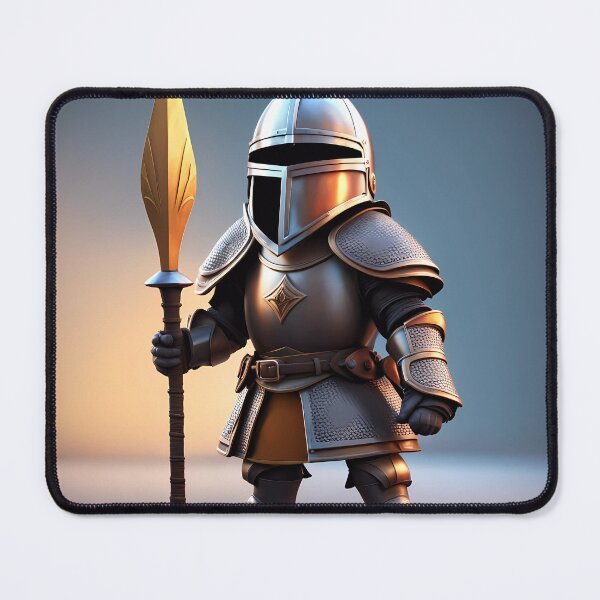 Item preview, small troll wearing medieval armour designed and sold by Colin Bentham.
