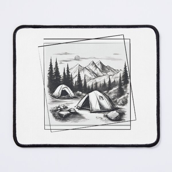 Item preview, Camping, firecamp, explore, tent designed and sold by SunnyExpression.