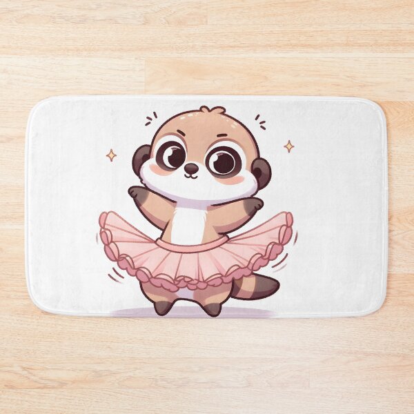 Item preview, Kawaii Meerkat With A Tutu Skirt designed and sold by CanvasCutie.