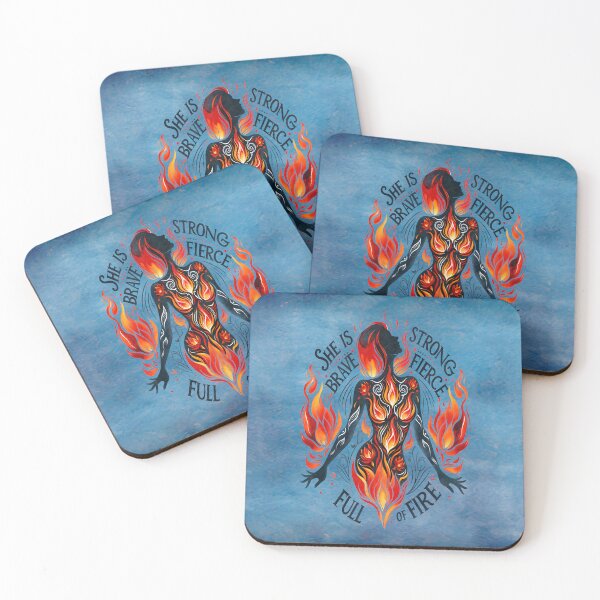 Item preview, She is Brave: Woman On Fire For What She Believes In designed and sold by MysticOzzy.