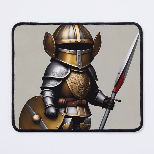 Item preview, small troll wearing medieval armour designed and sold by Colin Bentham.