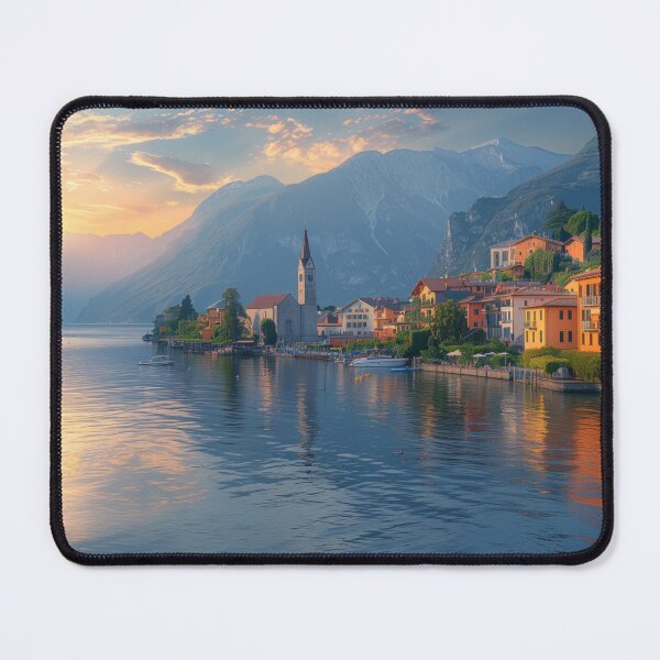 Item preview, Lake Como at Sunset designed and sold by Primprapar.