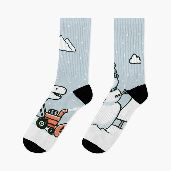 Item preview, Snow Blower Adventure of Dinosaur and Snowman designed and sold by zzz888.