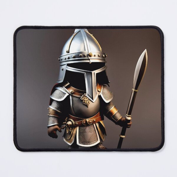 Item preview, small troll wearing medieval armour designed and sold by Colin Bentham.
