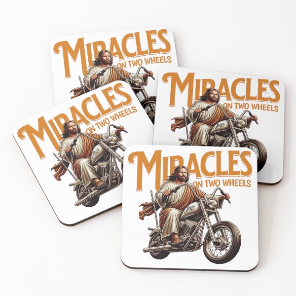 Item preview, Jesus Riding a Motorcycle designed and sold by CyberWindow.