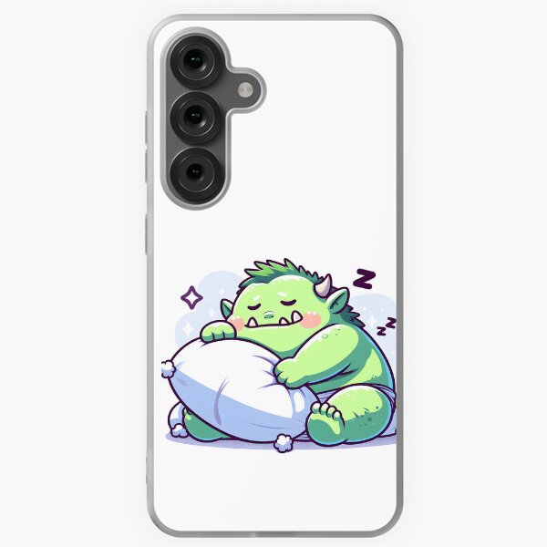 Item preview, Kawaii Ogre: A Fluffy Pillow designed and sold by CanvasCutie.