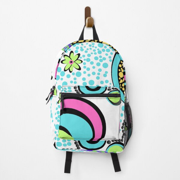 Item preview, abstract dot paint pattern with circle and flower designed and sold by NingningS.
