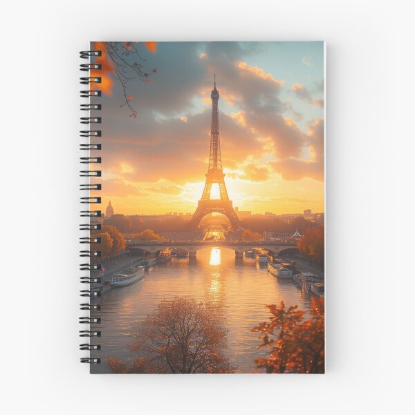 Item preview, A Panoramic View of the Eiffel Tower at Sunrise designed and sold by Primprapar.