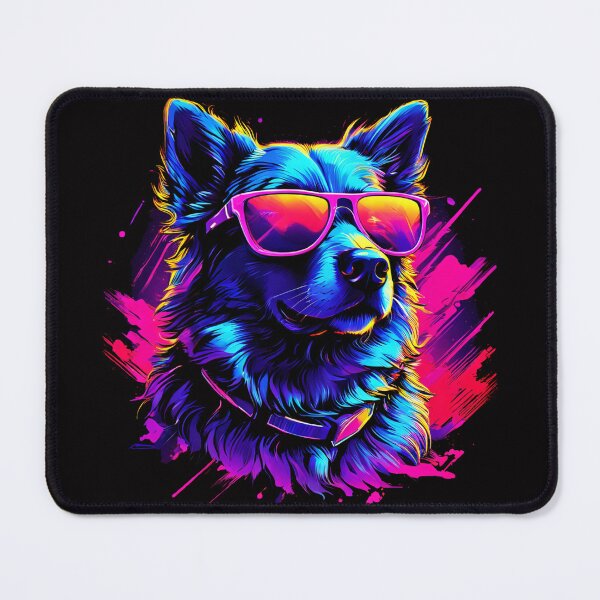 Item preview, When your little dog adopts glasses that highlight their vibrant personality, because life is a party designed and sold by Pulsant  Paintings.
