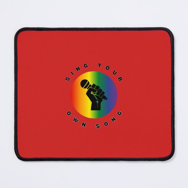 Item preview, LGBTQ T-shirt, Microphone Symbol Sing Your Own Song T-Shirt LGBTQ Slogan T-shirt, Gay Festival, Pride Festival, designed and sold by PrideBeProud.