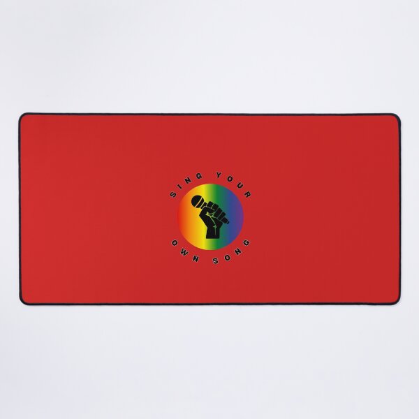 Item preview, LGBTQ T-shirt, Microphone Symbol Sing Your Own Song T-Shirt LGBTQ Slogan T-shirt, Gay Festival, Pride Festival, designed and sold by PrideBeProud.