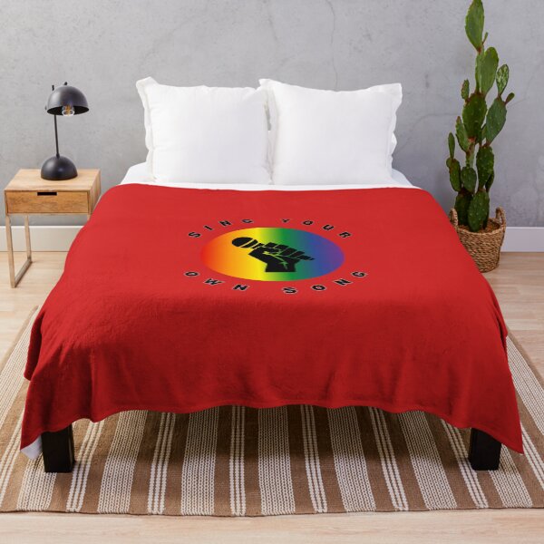 Item preview, LGBTQ T-shirt, Microphone Symbol Sing Your Own Song T-Shirt LGBTQ Slogan T-shirt, Gay Festival, Pride Festival, designed and sold by PrideBeProud.