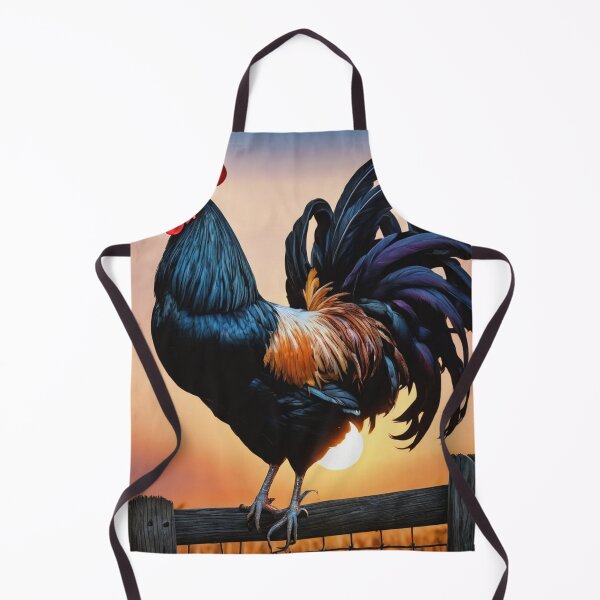 Item preview, Cockerel on farm fence designed and sold by tatty58.