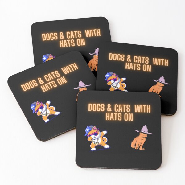 Item preview, Dogs & Cats With Hats On designed and sold by MarieSusan.
