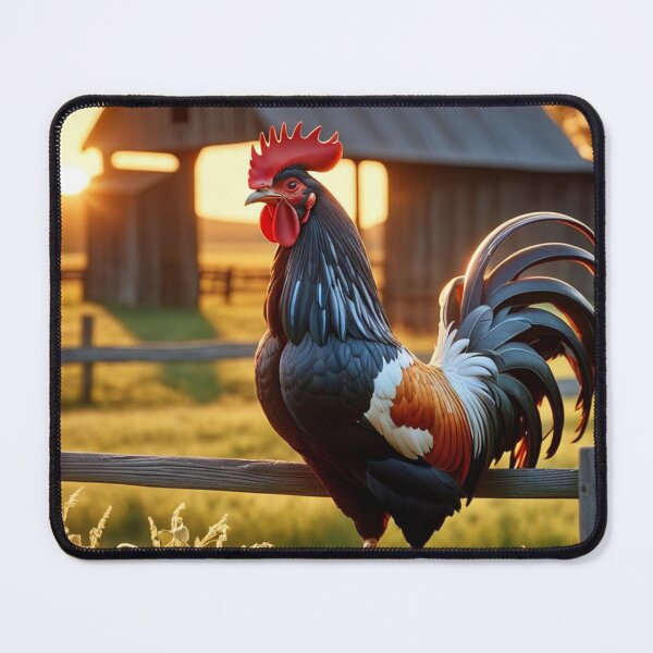 Item preview, Cockerel in front of a barn designed and sold by tatty58.