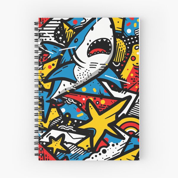 Item preview, The Fearless Fins Fierce Lines designed and sold by Retro Type.