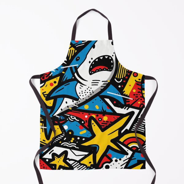 Item preview, The Fearless Fins Fierce Lines designed and sold by Retro Type.