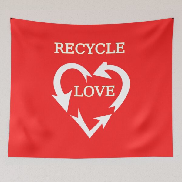 Item preview, Reciclar amor designed and sold by Nas-T-Shirt-Co.