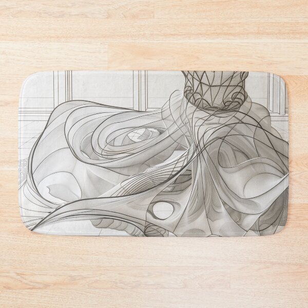 Item preview, ghost fabric designed and sold by PricklyPeanut.