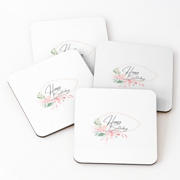 Item preview, Happy Birthday, Flowery Birthday Wishes designed and sold by miamai.