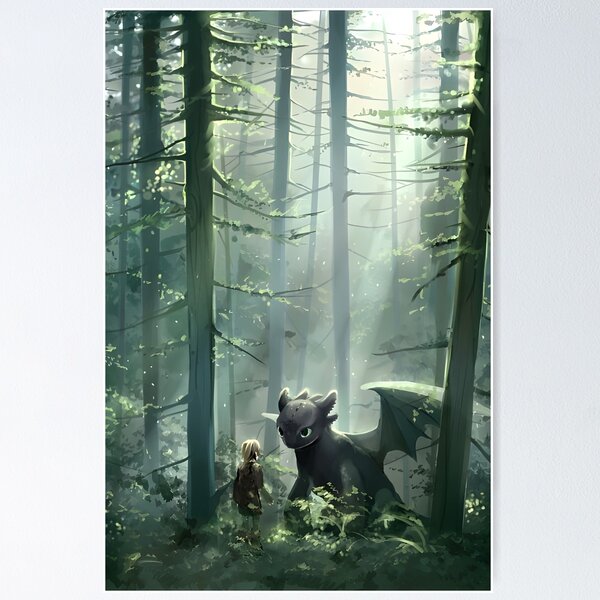 Item preview, How to Train Your Dragon - Stay in Forest designed and sold by NooraniFantasy.