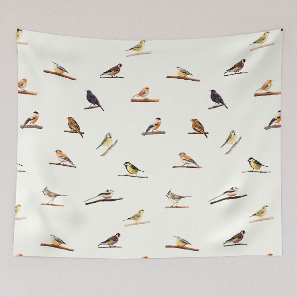 Item preview, Cute european garden and song birds collection designed and sold by Kat-D-Art.