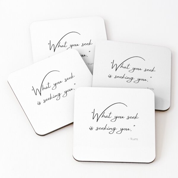 Item preview, "What you seek is seeking you." designed and sold by Poemit.