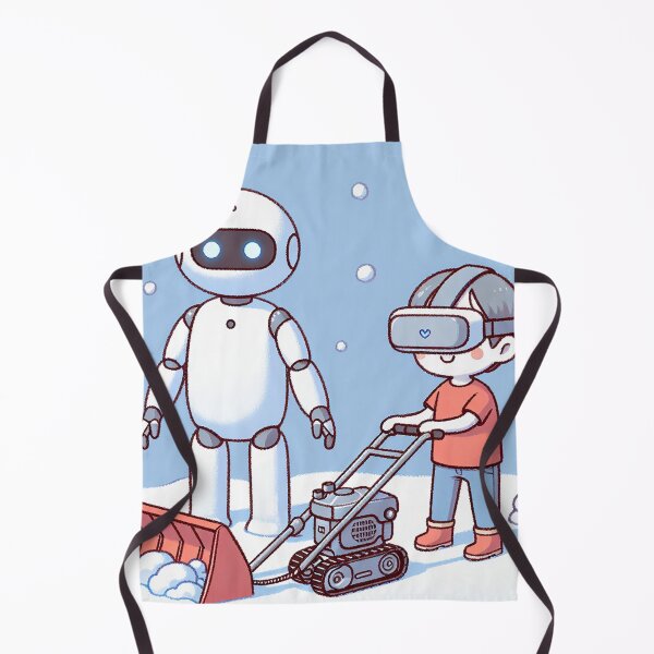Item preview, Android and VR Boy Joy in the Snow with Snow Blower designed and sold by zzz888.