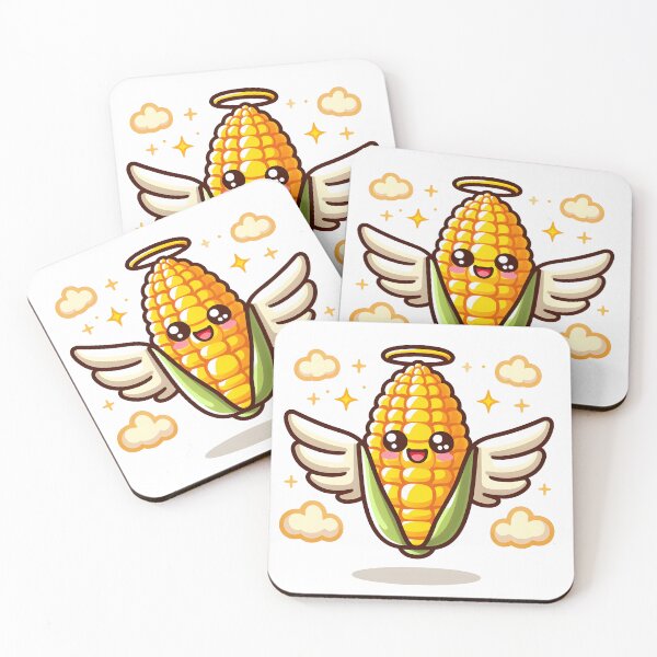 Item preview, Kawaii Corn With Halo designed and sold by CanvasCutie.