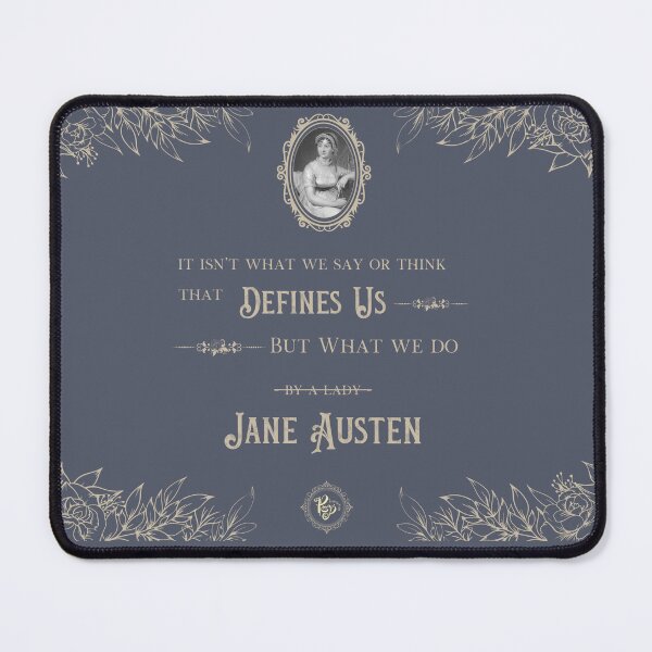 Item preview, Jane Austen (Blue) designed and sold by ProsetoPrint.