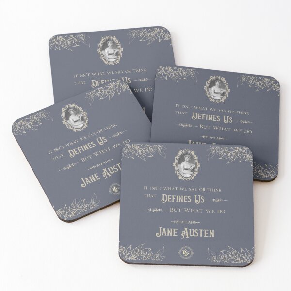 Item preview, Jane Austen (Blue) designed and sold by ProsetoPrint.