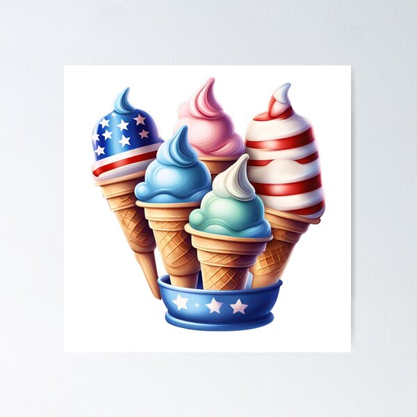 Item preview, Ice cream 4th july. designed and sold by PrintCreations9.