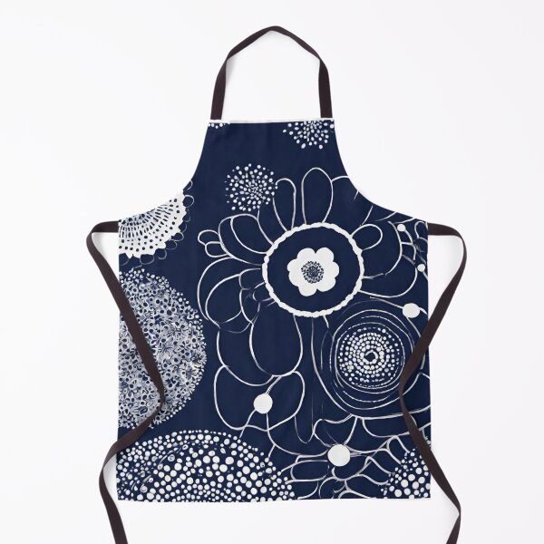 Item preview, Abstract pattern Blue and white flower designed and sold by NingningS.