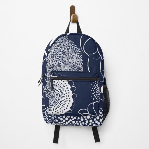 Item preview, Abstract pattern Blue and white flower designed and sold by NingningS.