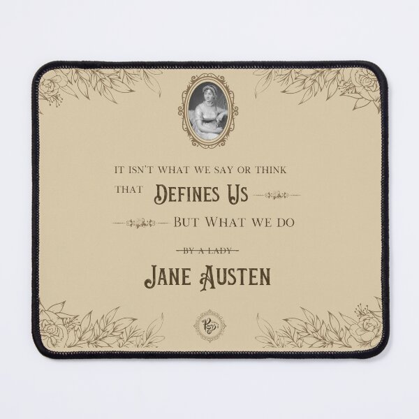 Item preview, Jane Austen (brown) designed and sold by ProsetoPrint.